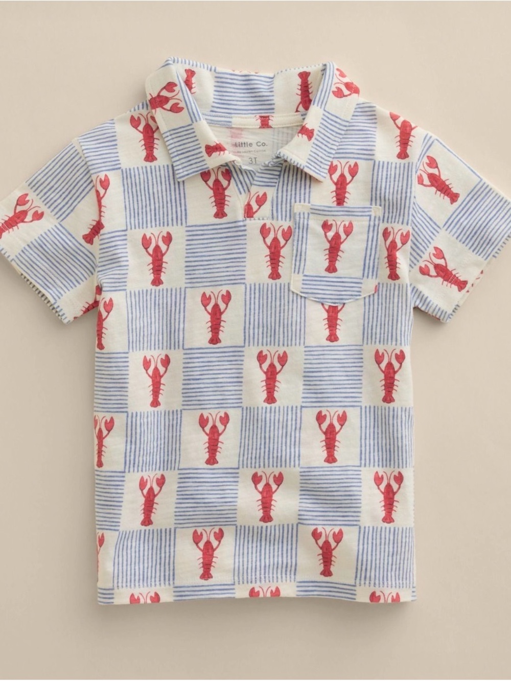 Little Co. Lauren Conrad Lobster Polo Shirt Baby 9M